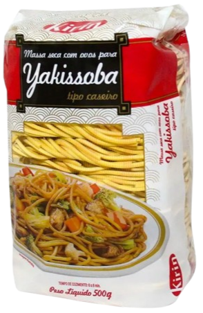MACARRÃO PARA YAKISSOBA TIPO CASEIRO - KIRIN 500 G