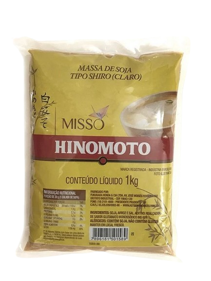 MASSA DE SOJA SHIRO MISSO 1KG HINOMOTO