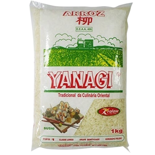 ARROZ YANAGI GRAO CURTO TP 1 PC 1KG