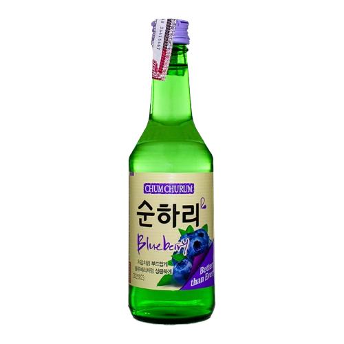 BEBIDA SOJU CHUM CHURUM SABOR BLUEBERRY 360ML