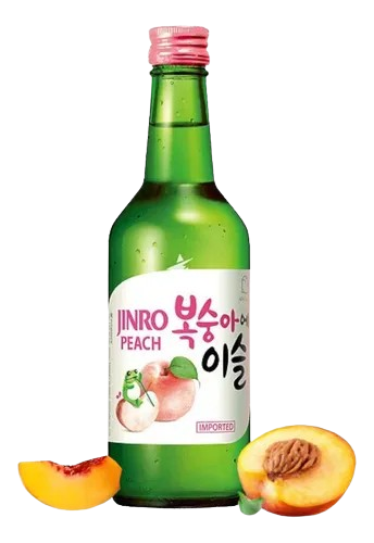 BEBIDA SOJU CHUM CHURUM SABOR PESSEGO 360ML