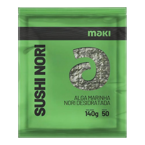 ALGA NORI GREEN MAKI C/50 FLS 140G