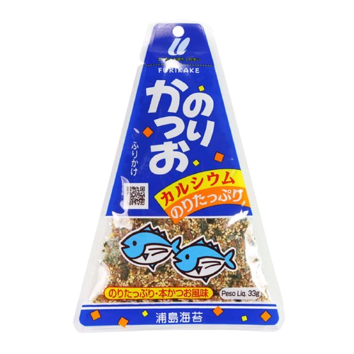 FURIKAKE TRIANGULO AZUL ESCURO NORI KATSUO 33G URASHIMA