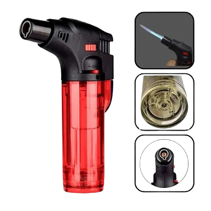 Maçarico Portátil Recarregável com Regulador de Chamas BJ8631 - BJPOP
