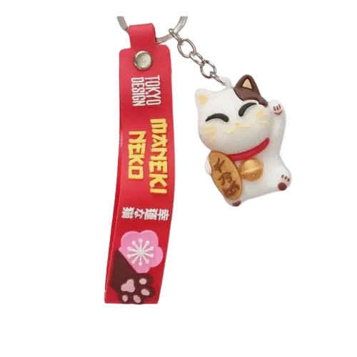 CHAVEIRO MANEKI NEKO BORRACHA P UND