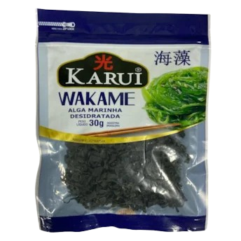 ALGA MARINHA DESIDRATADA WAKAME KARUI 30G