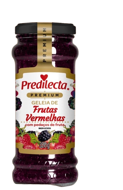 GELEIA DE FRUTAS VERMELHAS PREMIUM PREDILECTA 320G