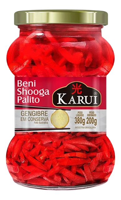 GENGIBRE EM CONSERVA BENI SHOOGA FATIAS KARUI 380G