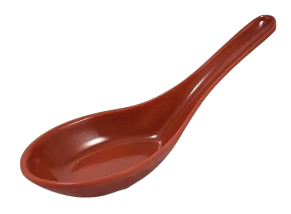 Colher Para Lamen Sopa Oriental Vermelha -  Shiki