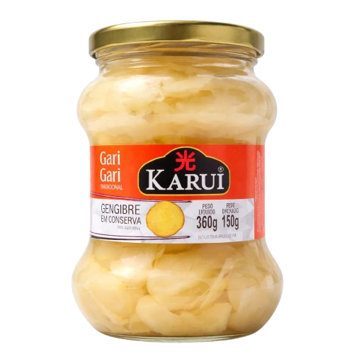 GENGIBRE EM CONSERVA GARI GARI FATIADO KARUI 360G