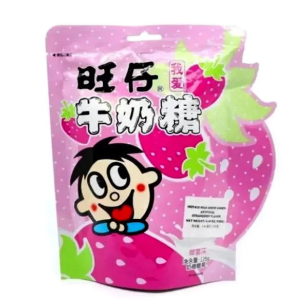 BALA CHEWY SABOR MORANGO WANT WANT 126G