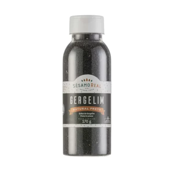Gergelim Natural Preto Sésamo Real 170g